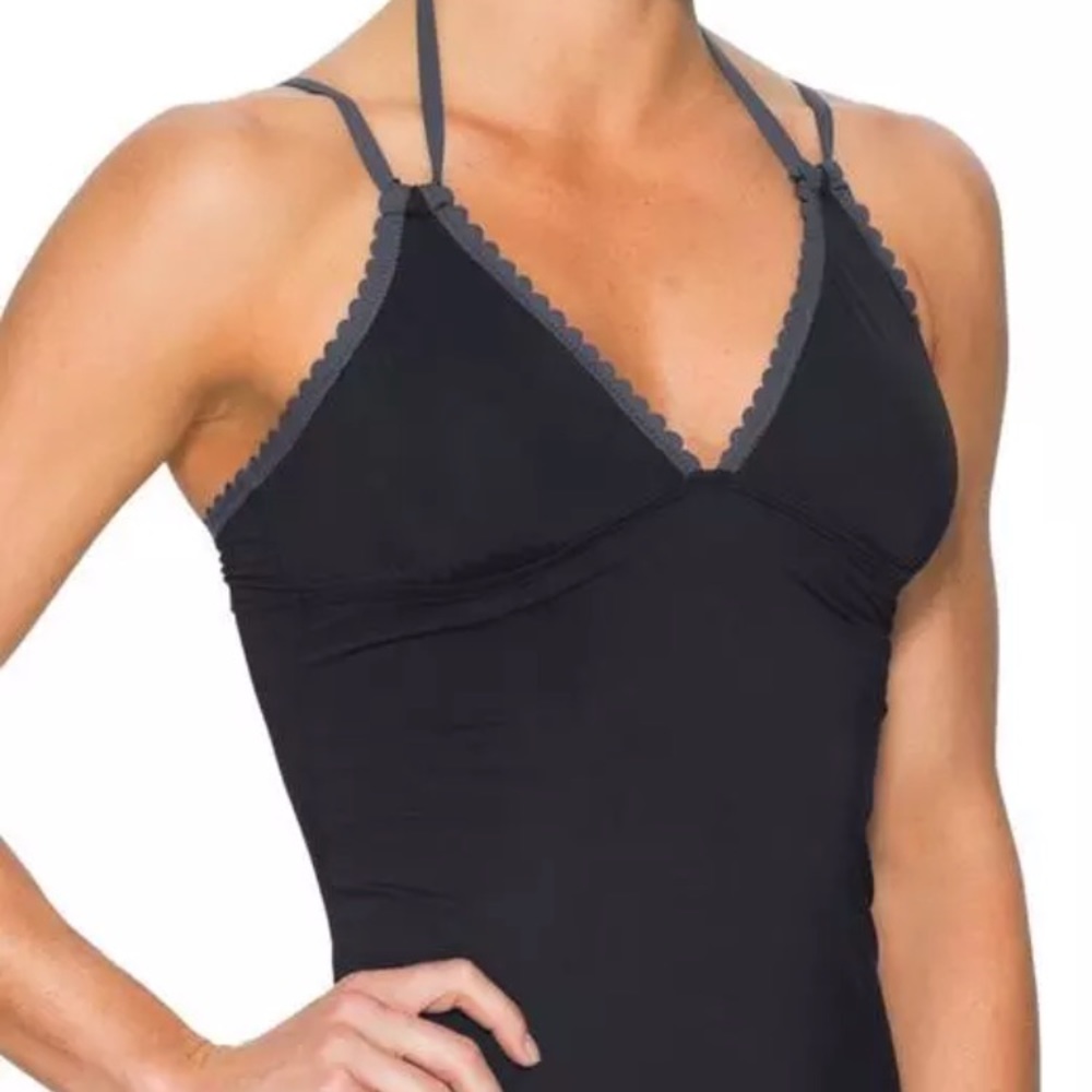 Athleta Roca Chica scalloped tankini NWT SMALL